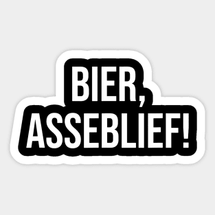 Beer Please in Afrikaans Africa Beer Sticker